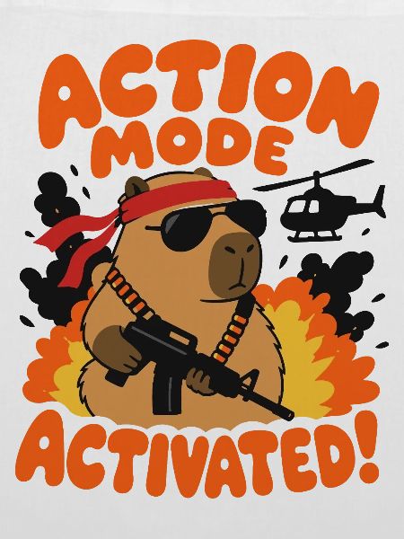 Action Mode Activated – Capybara-Actionheld