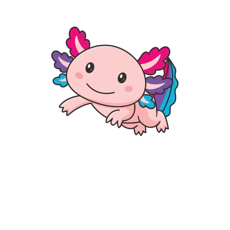 androgyn Flag June Pride LGBTQ Axolotl