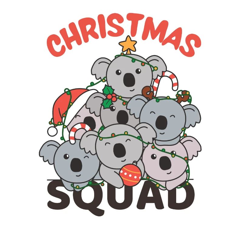 Koala Christmas Tree Christmas Squad Koalas