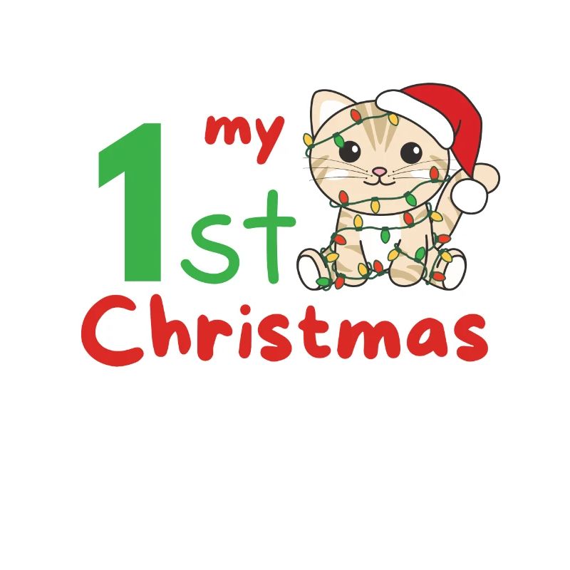 Chat de Noël Chats mon 1er Noël