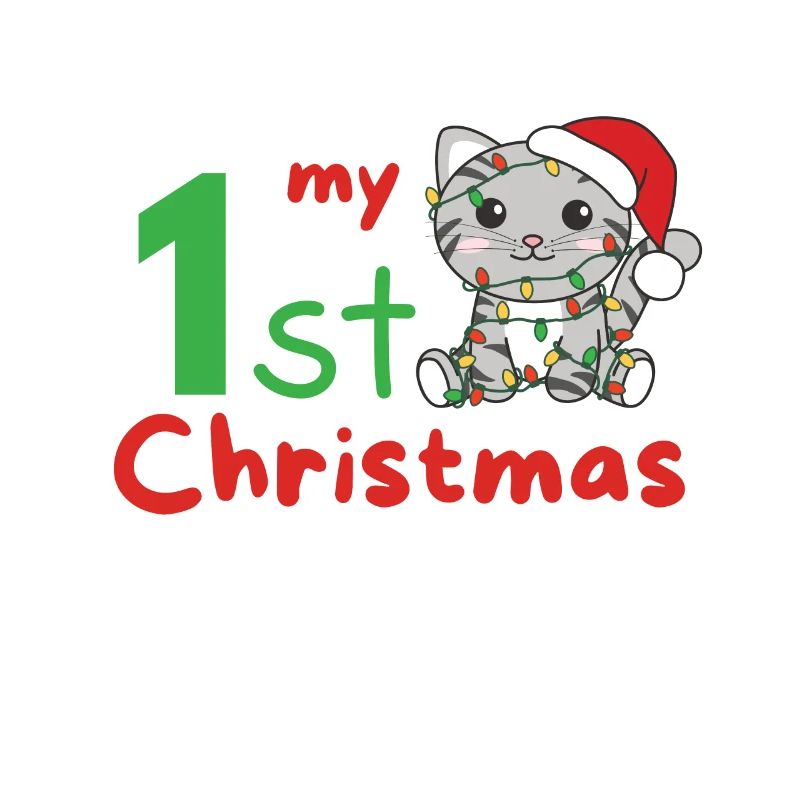 Chat de Noël Chats mon 1er Noël
