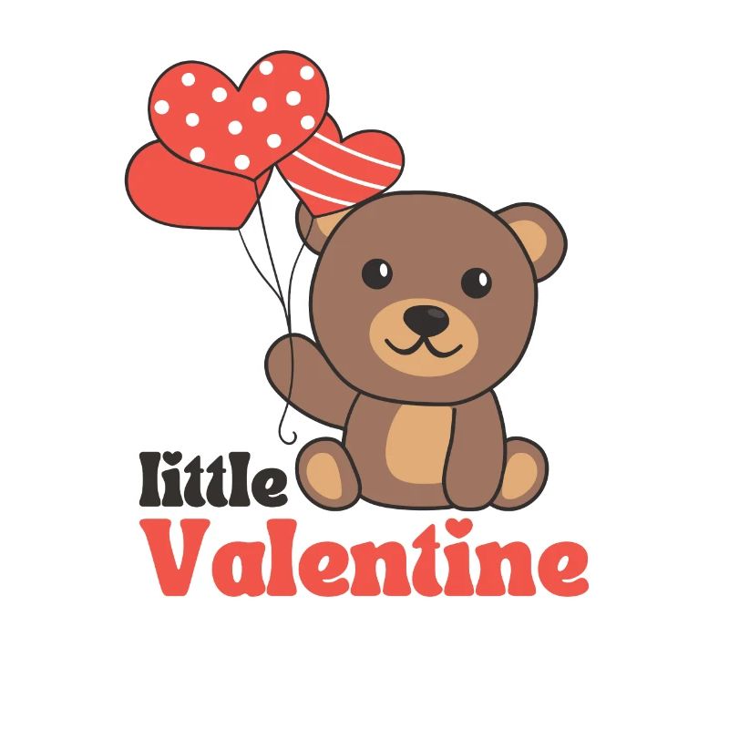 Ours pour la Saint-Valentin petit Valentin