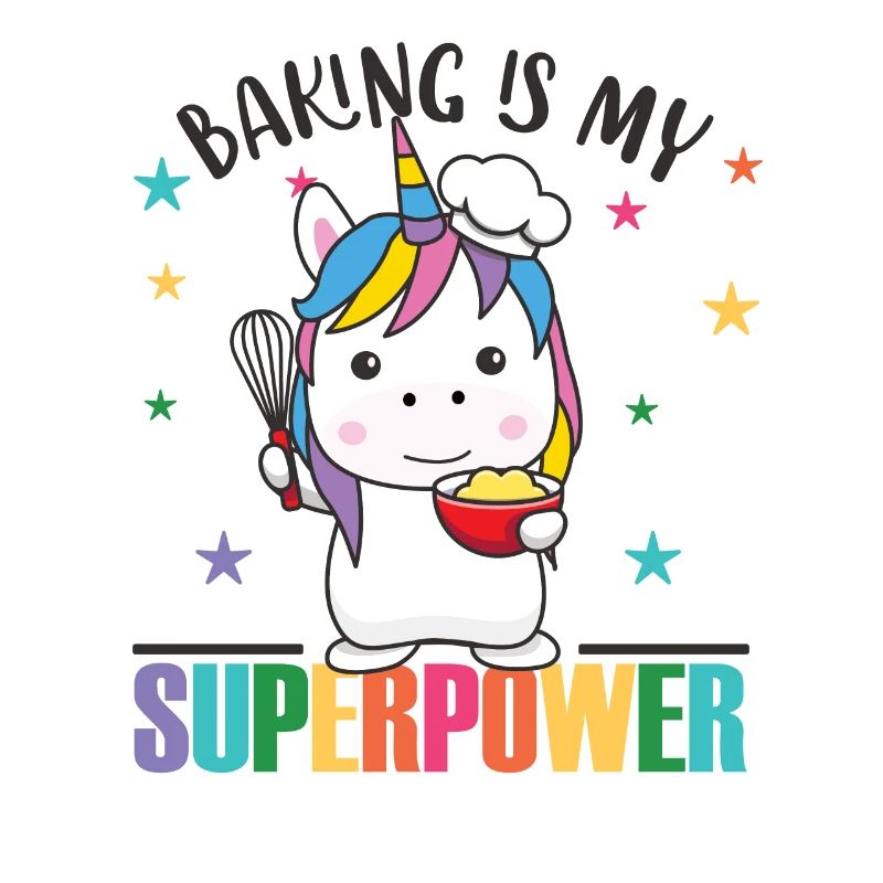 La cuisson est ma superpuissance mignonne licorne cuisson