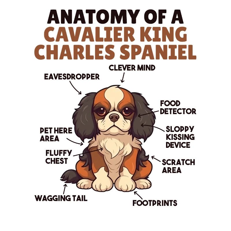 Explication du chien Anatomie d’un roi cavalier