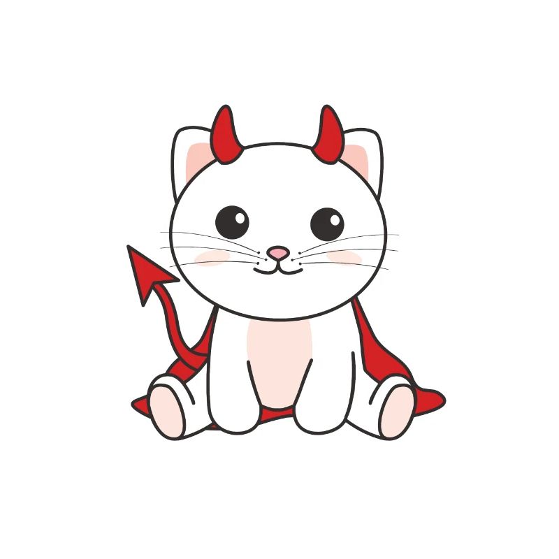 Cat Happy Halloween Devil Costume