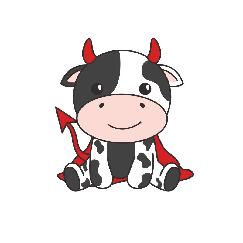 Cow Happy Halloween Devil Costume