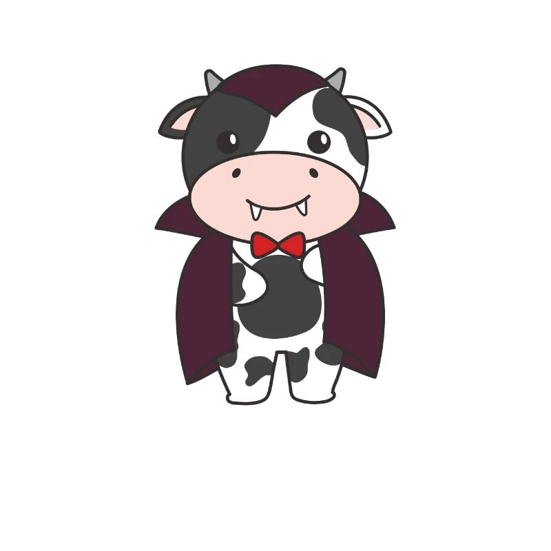 Vache Joyeux Halloween Mignon Costume de Vampire