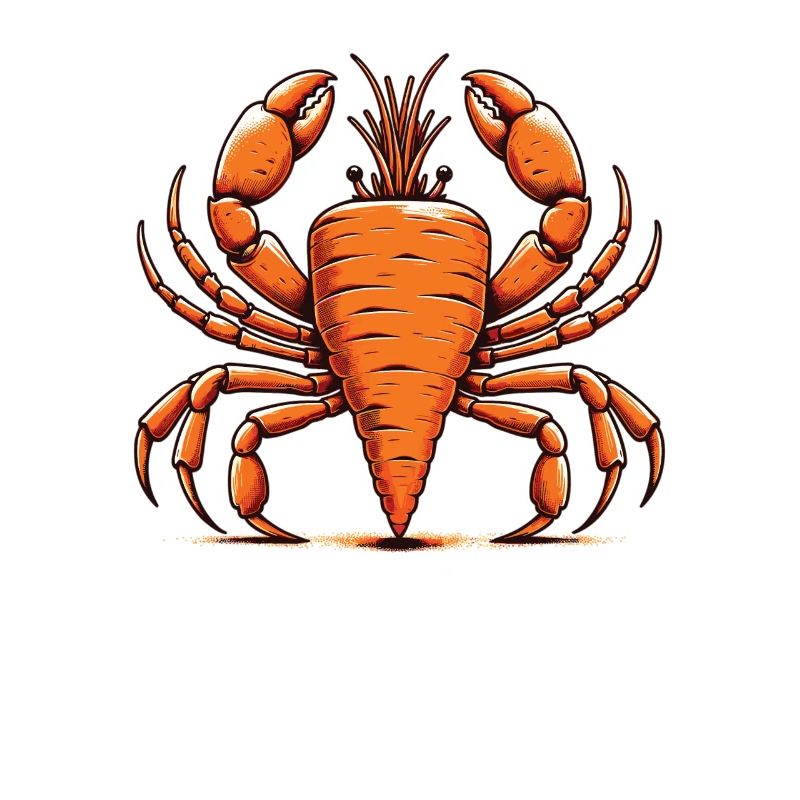 Carottes Crabe Drôle D’animal À Base de Légumes