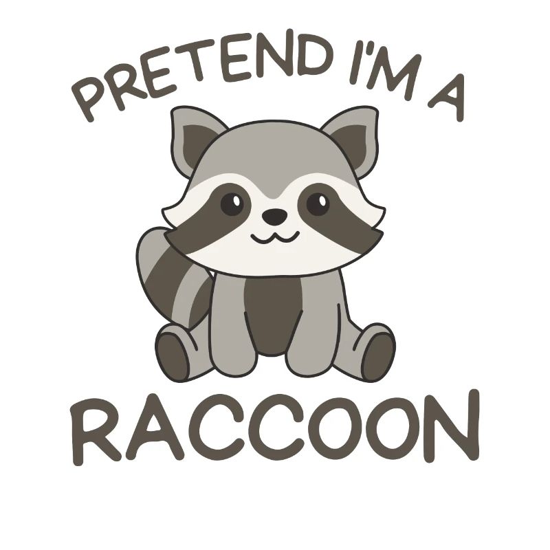 Stell dir vor ich bin ein Waschbär Halloween