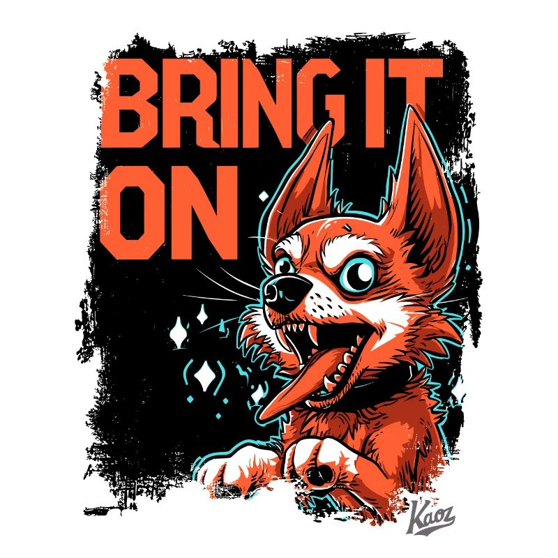 Crazy, funny little Pinscher: Bring it!