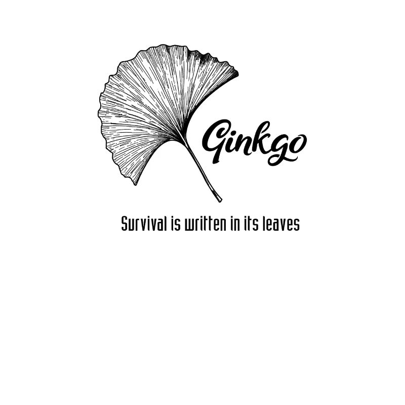 Ginkgo Leaf Survival Zitat