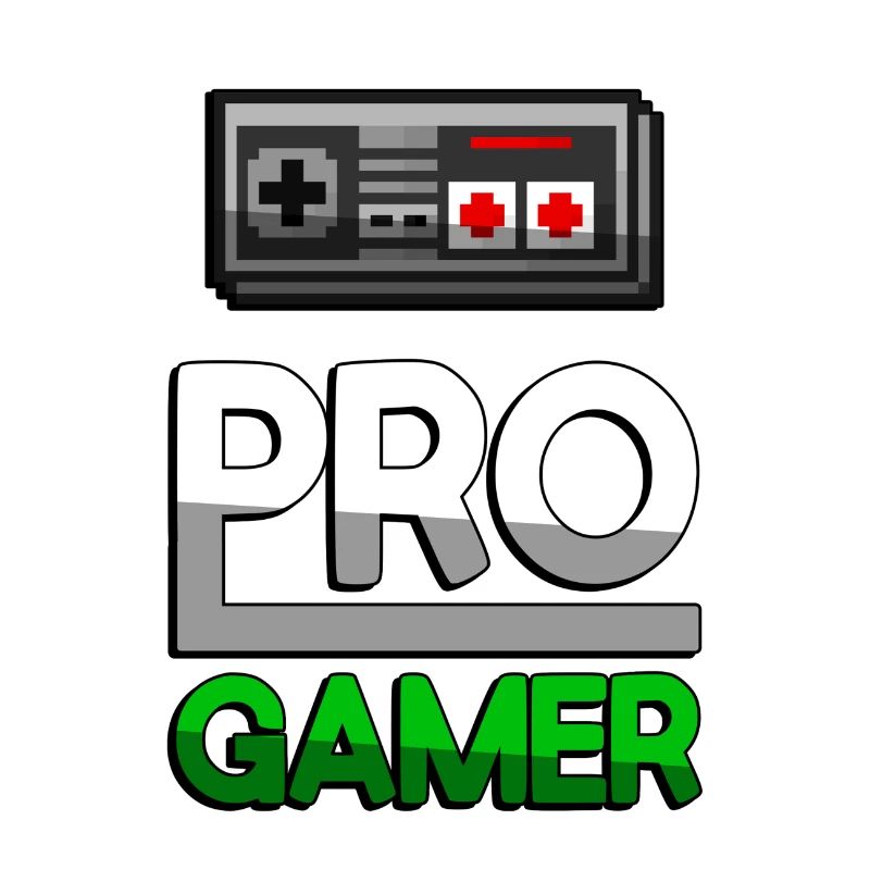 PRO GAMER (Green) + NES Controller - Gaming