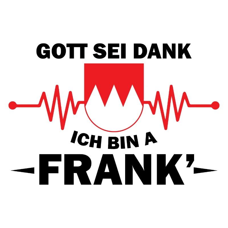 Gott sei Dank ich bin ein Frank Geschenk Design