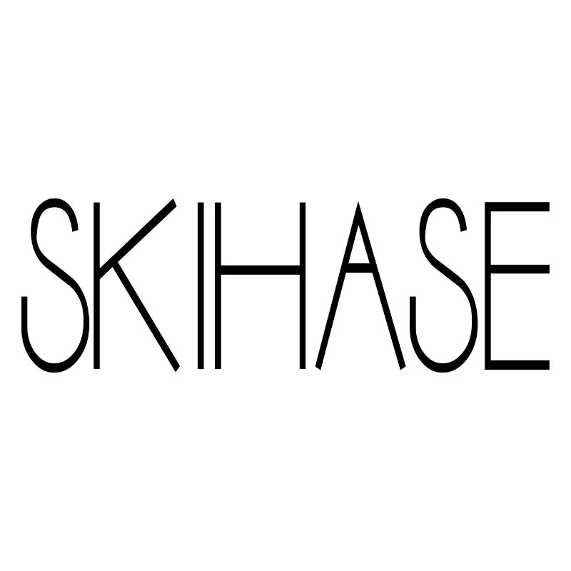 Skihase Skiing Geschenkidee