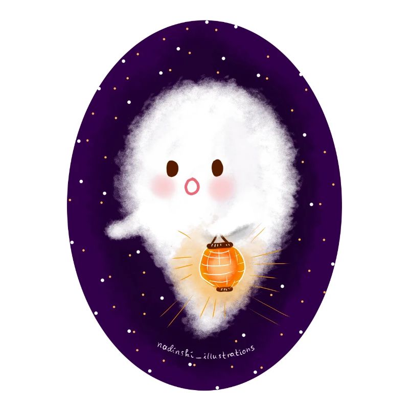 Ghost with lantern