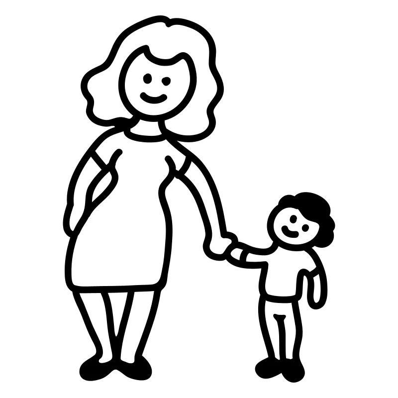Mutter / Oma + Kind - Line