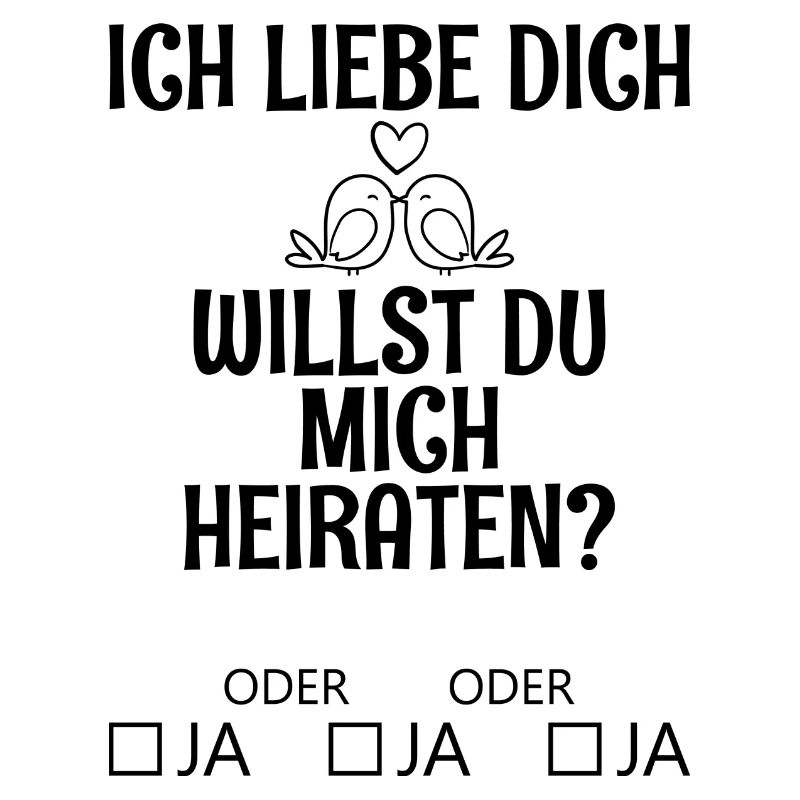 Willst du mich heiraten Geschenk Hochzeit Braut