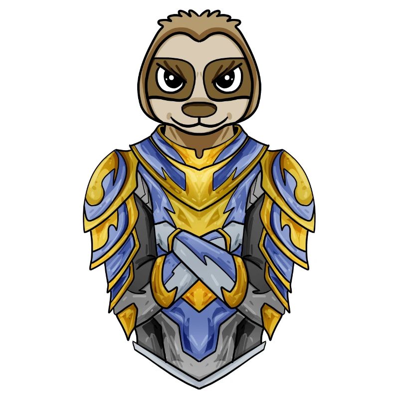 Knight Sloth cool