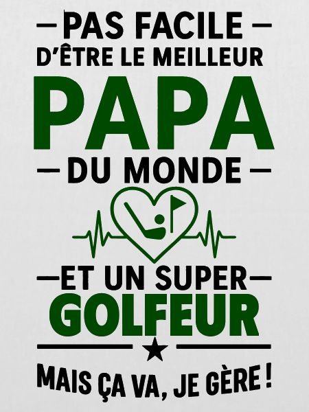 Herz + Golf – Super Papa Golfer