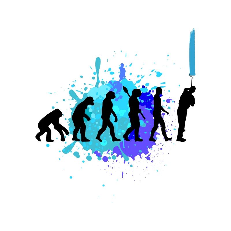 Evolution Maler – Meister des Handwerks!