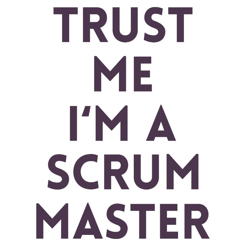 Trust me I'm a scrum master Geschenk Computer Code