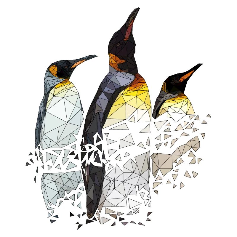 Pinguingruppe | Low Poly
