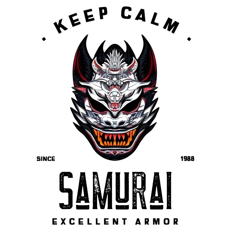 samurai Since 1988 armor keep calm excellent armor