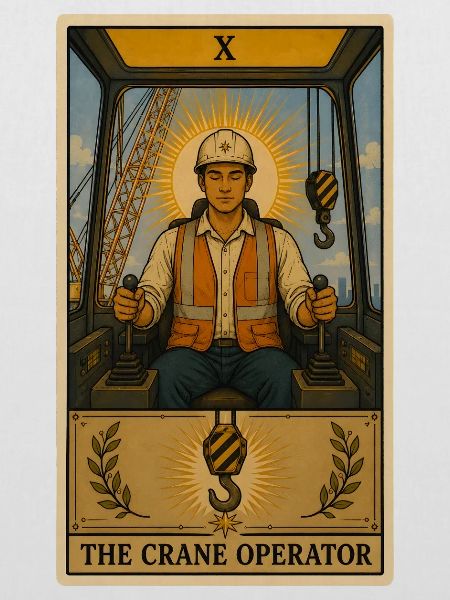 Kranführer | Baustelle Kran Tarot