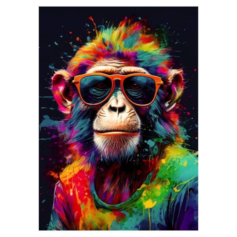 Pop-Art-Affe