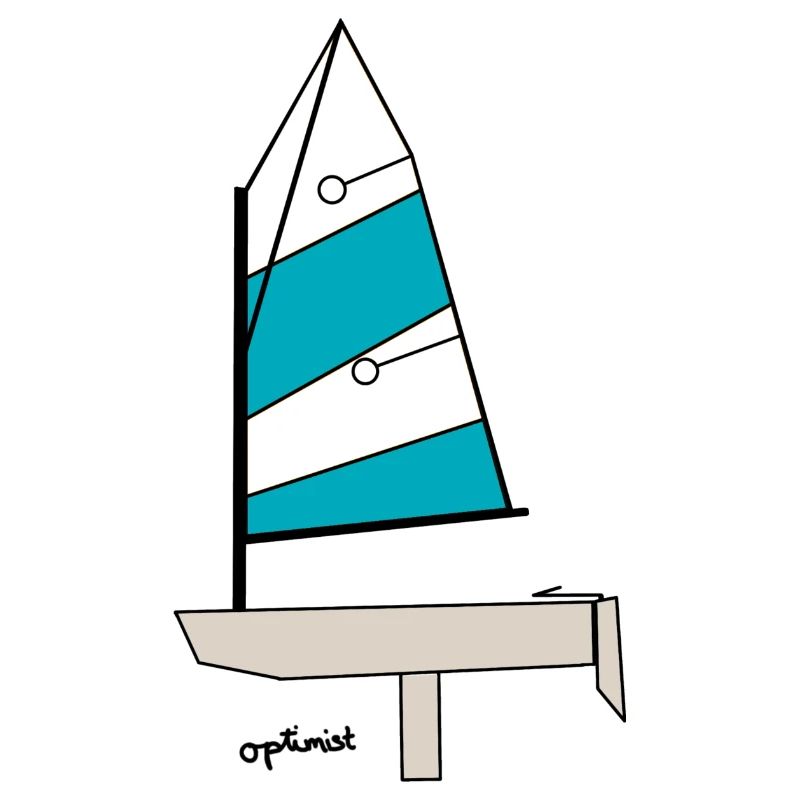 Optimist Segelboot Variante 3