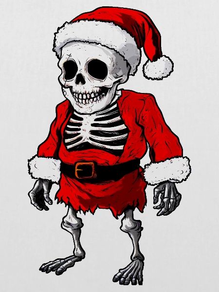 Weihnachten Skelett / Thanksgiving