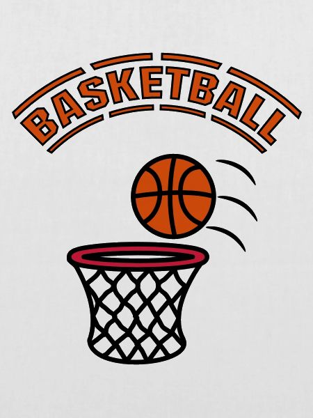 Basketball spiel korb