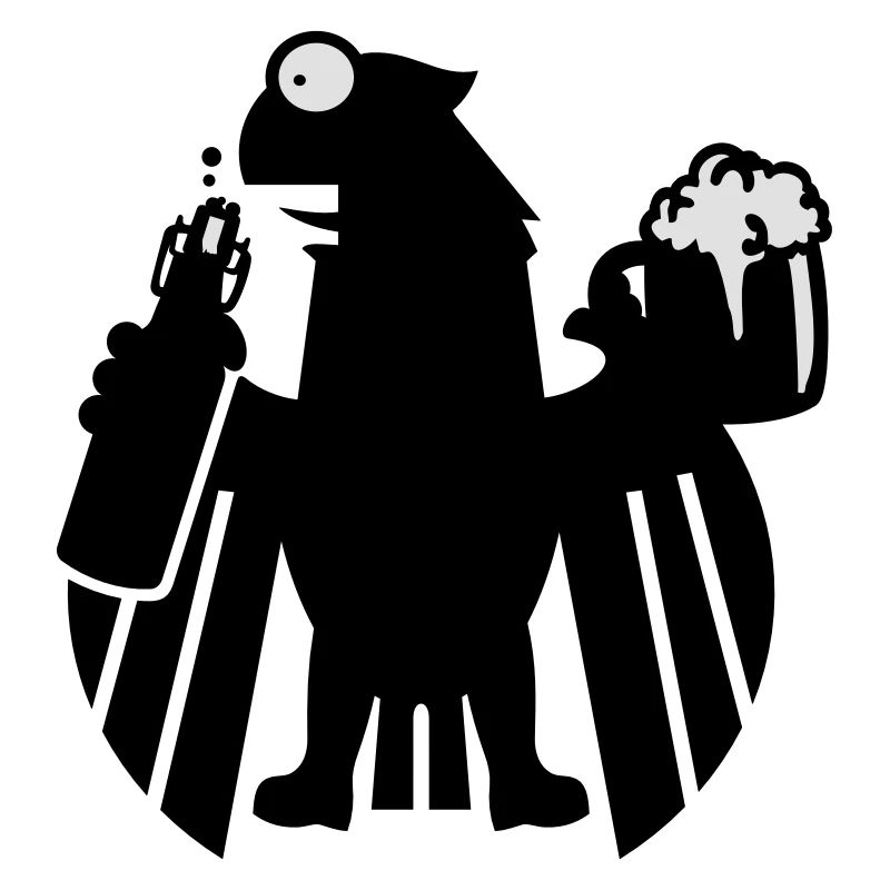 Kampftrinker Satirischer Adler / Boozer eagle (2c)