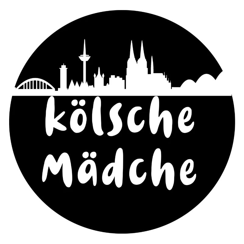 köln,kölsche mädche, scherenschnitt, skyline,