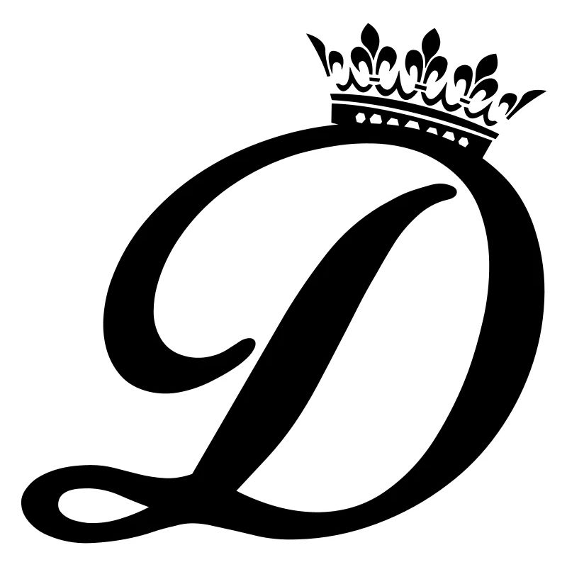 letter D crown