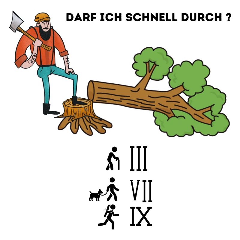 Darf ich schnell durch
