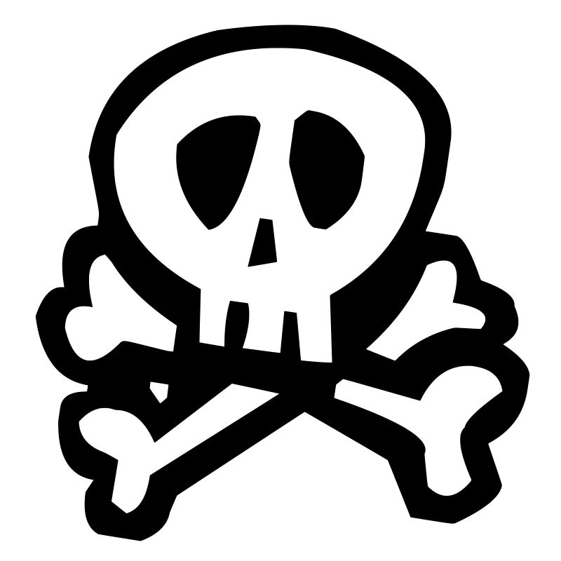 Comic Pirate Skull