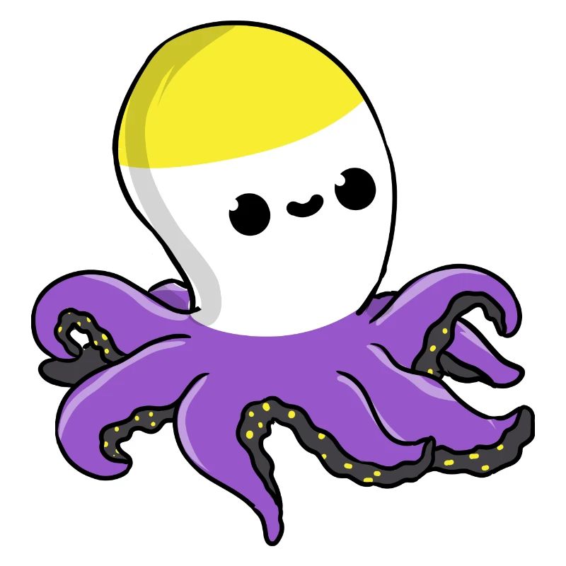 Nonbinary Pride Oktopus Nonbinary Pride