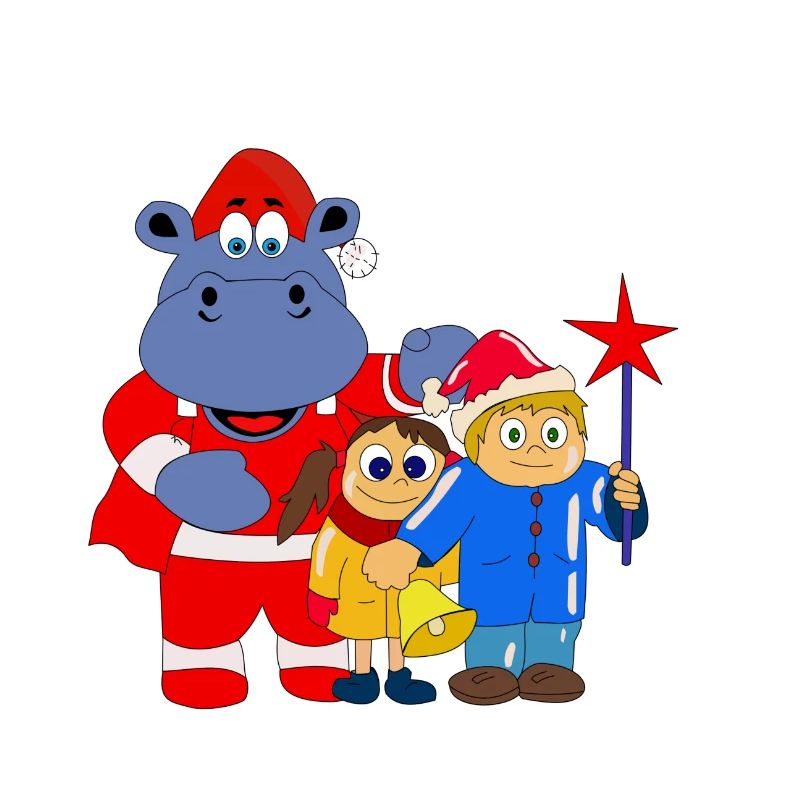 weihnachten christmas hippo geschenk geschenkidee