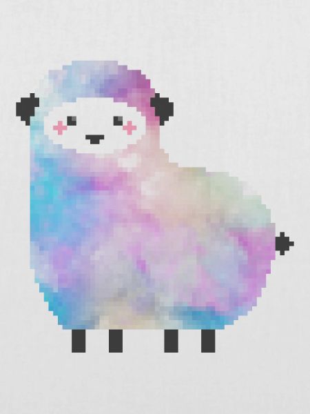 Süßes Schaf Pixelart