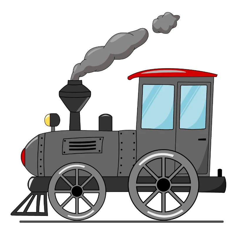 Train pour enfants gris