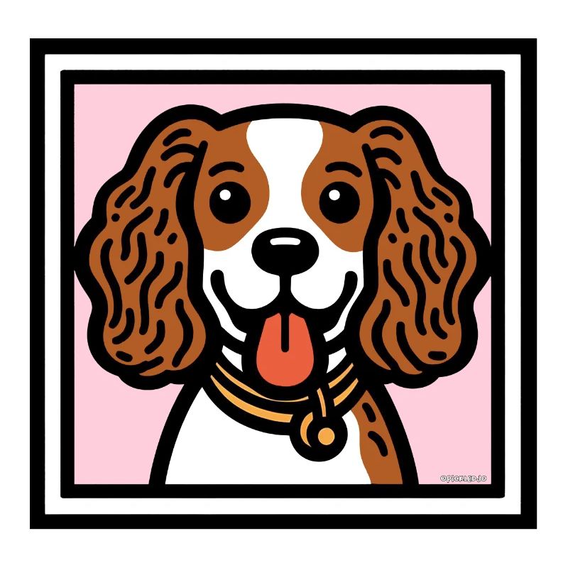 Cavalier King Charles Spaniel Pop Art