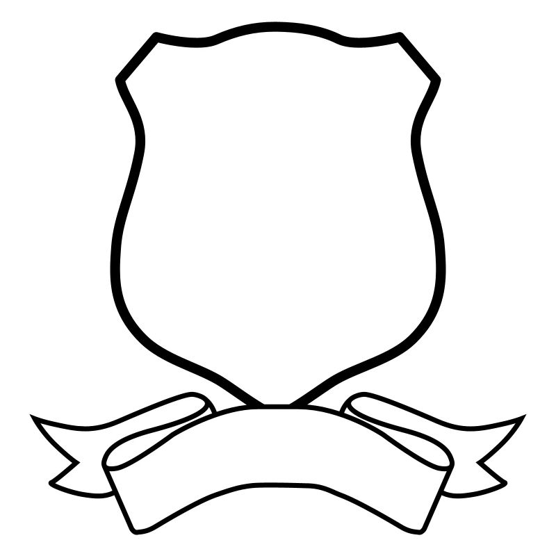 Badge and scroll