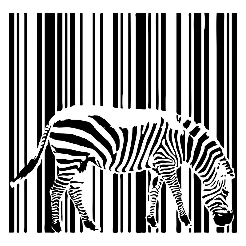 code à barres zèbre