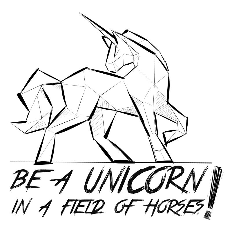 Sei ein Einhorn!