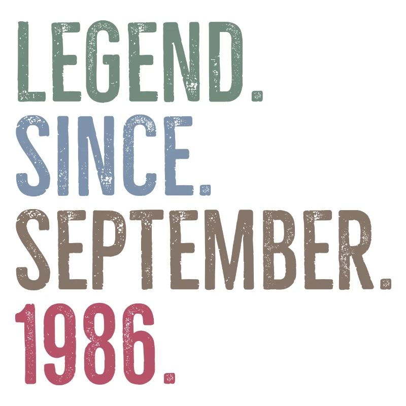 Legende seit September 1986