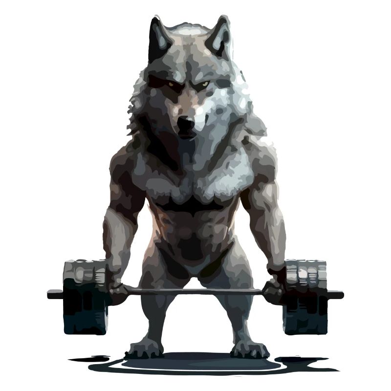 Der Wolf mit Veränderungen