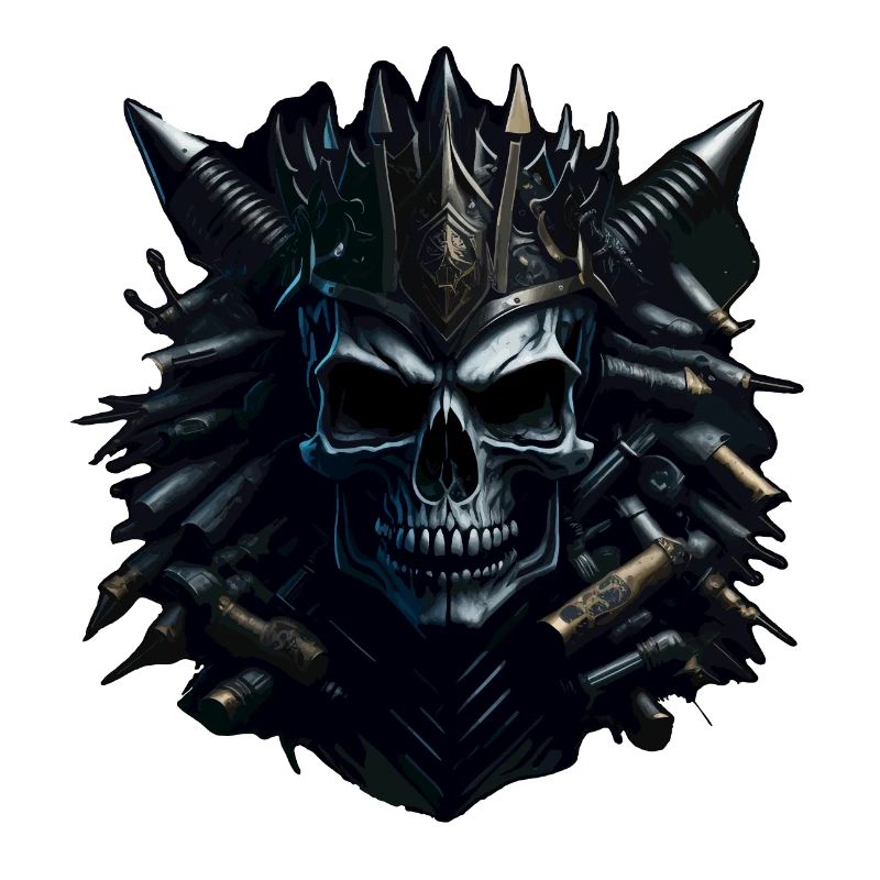 WIKINGER SCHÄDEL I SKULL DESIGN