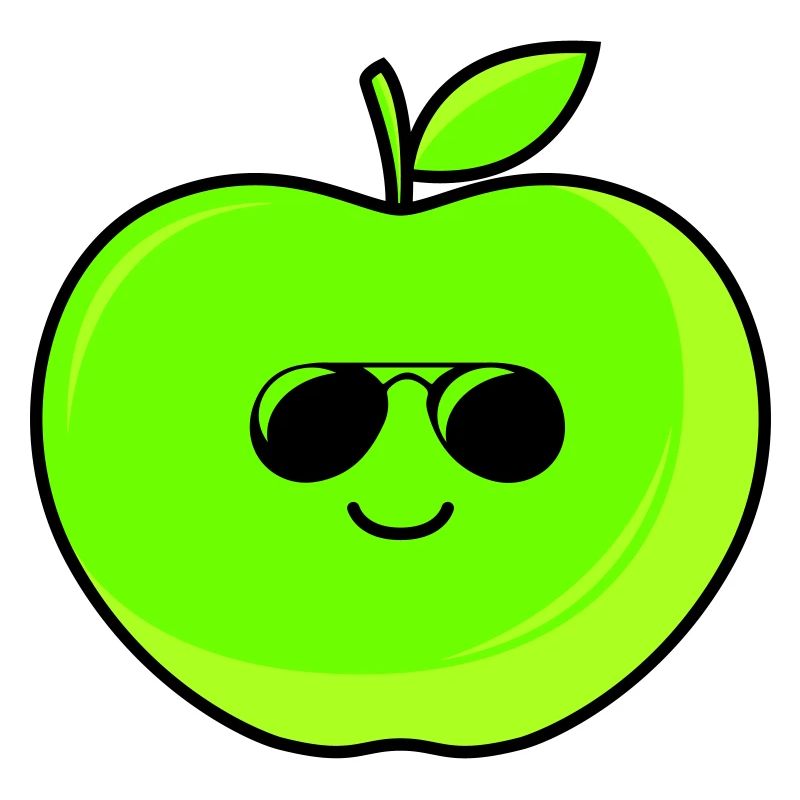 cooler apfel