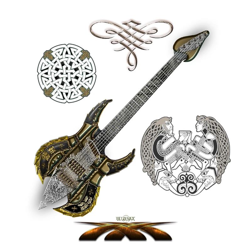 Celtic Warrior Gitarre spr